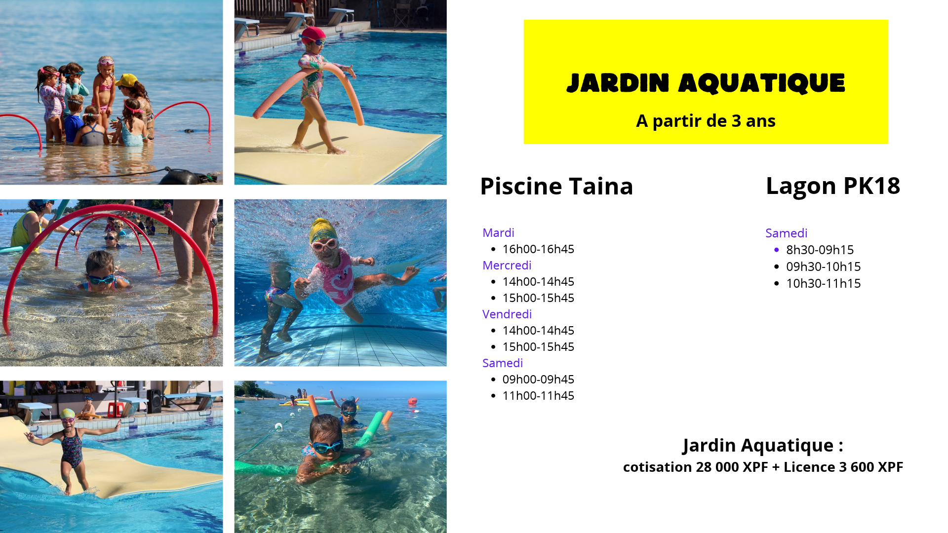 Jardin aquatique 2026 - 2027